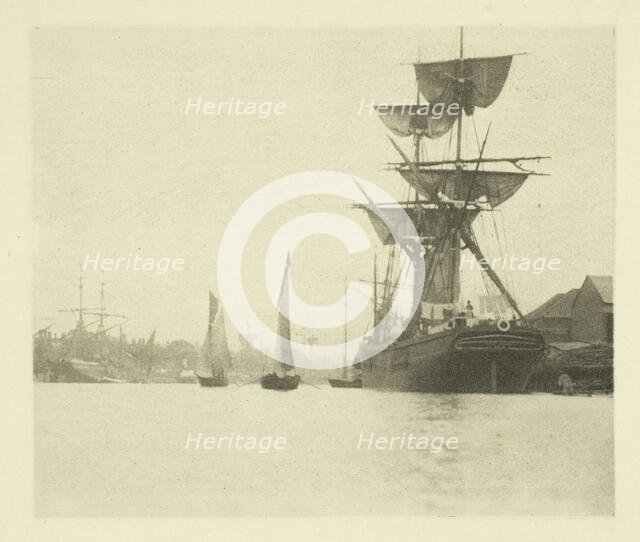 Return of the Shrimpers, 1887. Creator: Peter Henry Emerson.