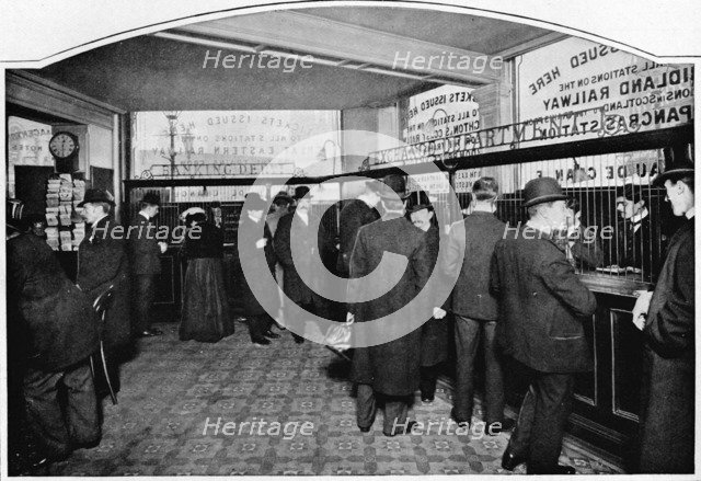 Money Exchange Department, Thmas Cook & Son, Ludgate Circus, City of London, c1903 (1903). Artist: Unknown.