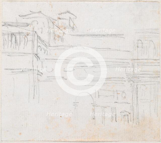 Villa Medici, probably c. 1754/1765. Creator: Hubert Robert.