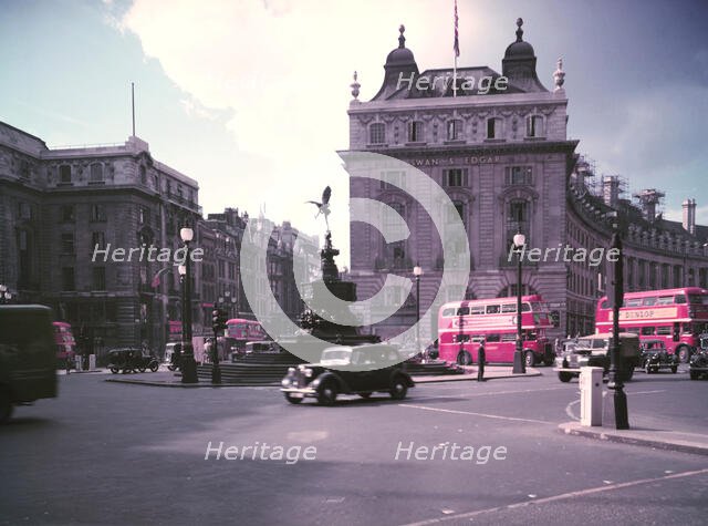 Piccadilly Circus, 1953. Creator: Arthur Charles Kirby Ware.