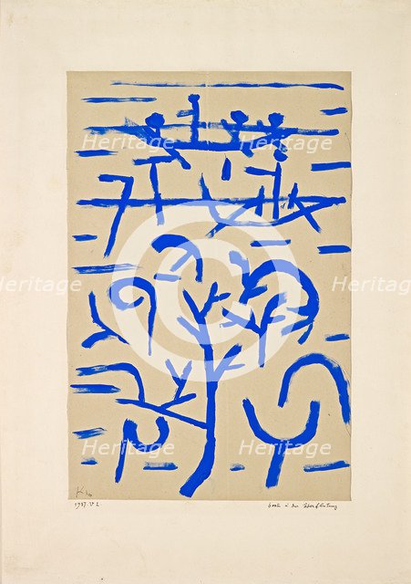 Boats in the flood (Boote in der Überflutung), 1937.