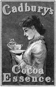 Cadbury's Cocoa Essence, 1883. Creator: Unknown.