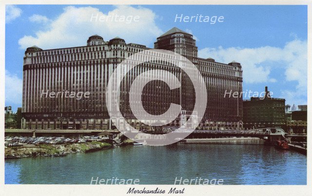 Merchandise Mart, Chicago, Illinois, USA, 1951. Artist: Unknown