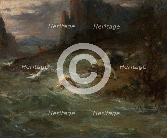 The Death of Orpheus, c. 1870. Creator: Henri Leopold Lévy.