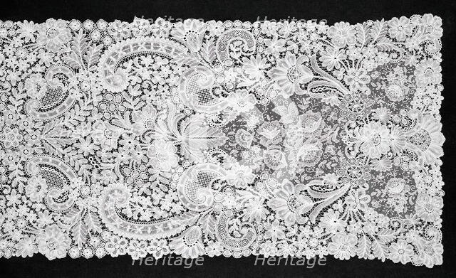 Shawl, Belgium, 1875/1900. Creator: Unknown.