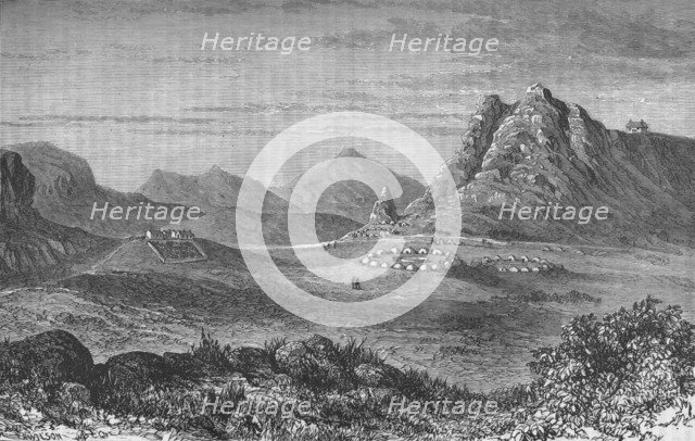 'Thaba Bosigo, the Stronghold of the Basutos', c1880. Artist: Unknown.