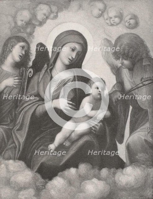 Madonna and Child in Glory, 1894. Creator: Antonio da Correggio.