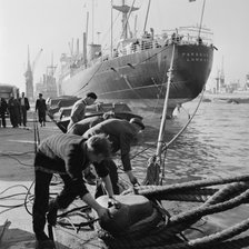 Dockers at the London Docks, July 1965. Artist: John Gay