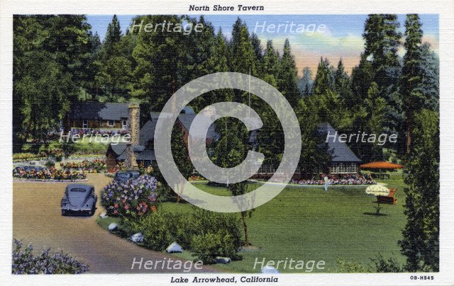 North Shore Tavern, Lake Arrowhead, California, USA, 1940. Artist: Unknown