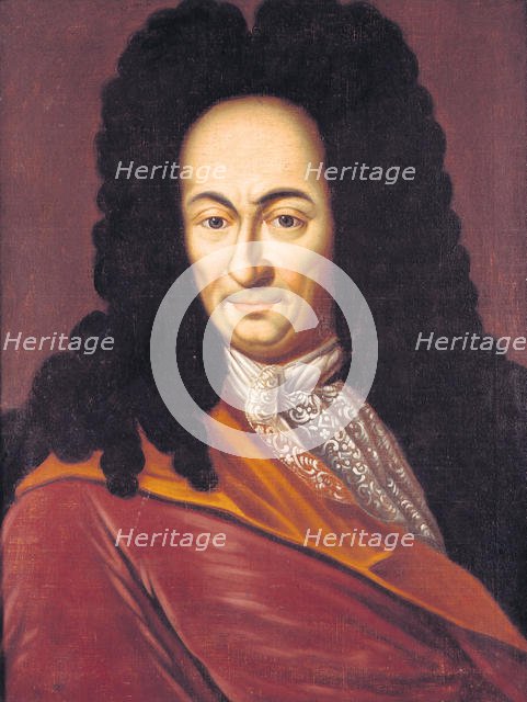 Gottfried Wilhelm Leibniz (1646-1716) , c. 1710. Creator: Anonymous.