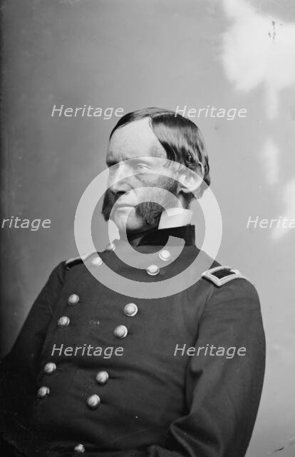 General J.C. Hunt, between 1855 and 1865. Creator: Unknown.