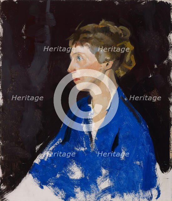 Two Hour Study of Head (Blanche Stillson), about 1920s. Creator: Charles Webster Hawthorne.