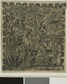 Adoration of the Magi, 1450-64, printed in the 18th century. Creator: Unknown.