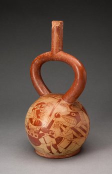 Ceremonial Vessel with Masked Deities, 100 B.C./A.D. 500. Creator: Unknown.