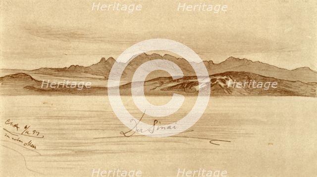 Sinai, Egypt, 1898. Creator: Christian Wilhelm Allers.