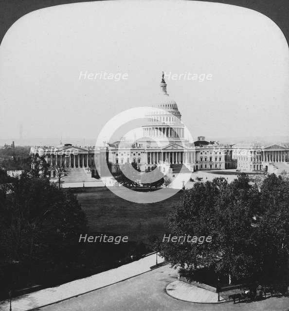 The Capitol, Washington, DC, USA, 1901.Artist: HC White