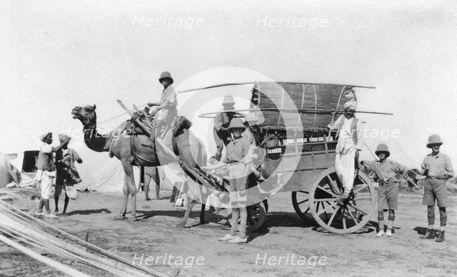 A camel cart, India, 1916-1917. Artist: Unknown