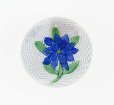 Paperweight, France, c. 1845-60. Creator: Saint-Louis Glassworks.