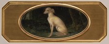 Box with portrait of a whippet, late 18th century. Creators: Joseph Etienne Blerzy, Jean-Baptiste Isabey.