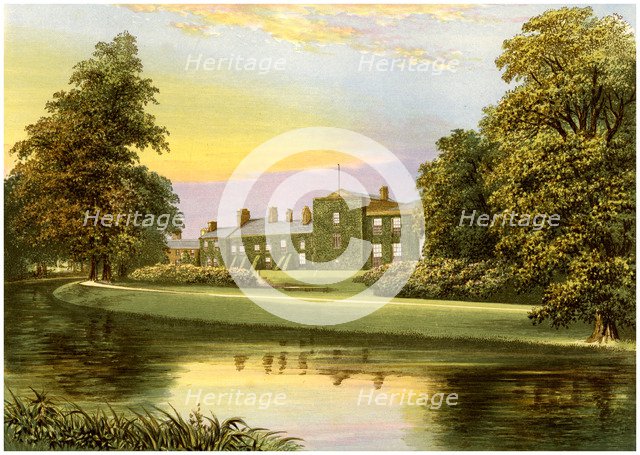 Netherhall, Cumbria, home of the Pocklington-Senhouse family, c1880. Artist: Unknown