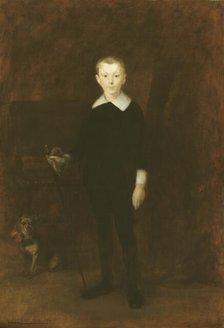 Portrait of a Boy, 1886. Creator: Eugene Carriere.