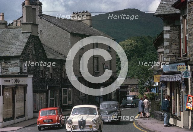 Main street in Ambleside, looking north.