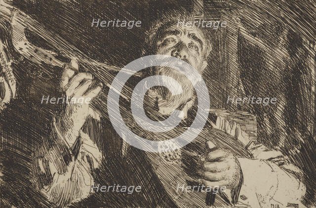 Vicke, 1918. Creator: Anders Leonard Zorn.