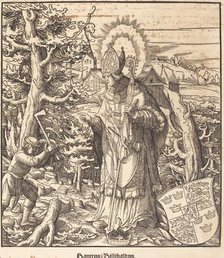 Saint Willibaldus, 1516/1518. Creator: Leonhard Beck.