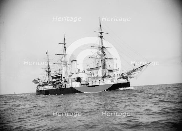 Aquidaban, Brazilian navy, 1893. Creator: Unknown.