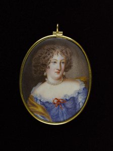 Portrait d'une jeune femme en costume Louis XIV. Creator: Ecole Francaise.