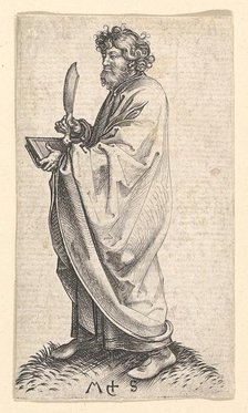 St. Bartholomew, ca. 1435-1491. Creator: Martin Schongauer.