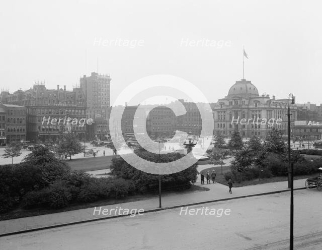Exchange Place, Providence, R.I., c.between 1910 and 1920. Creator: Unknown.