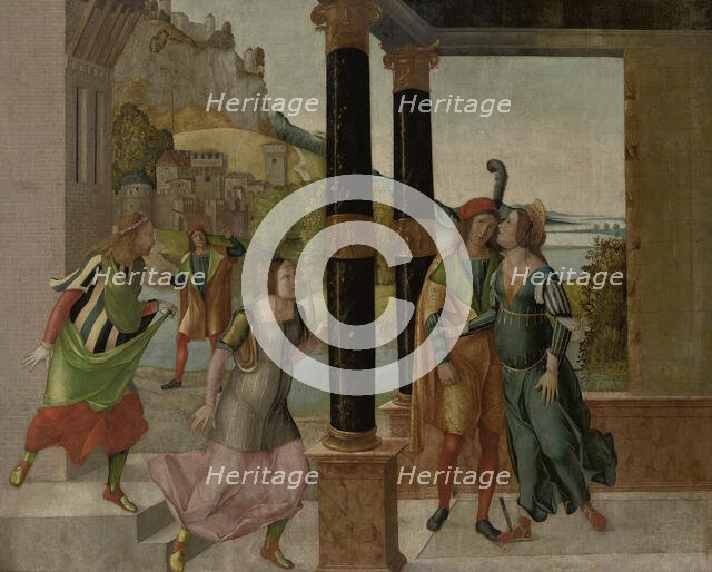 Brutus and Porcia, c1490. Creator: Bernardino Orsi.