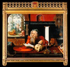 Saint Jerome in his study, c16th century. Creator: Unknown.