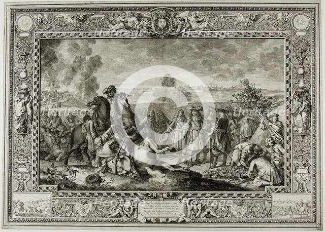 The Siege of Douai of 1667, 1682. Creator: Sebastien Le Clerc.