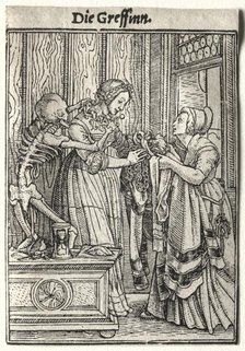 Dance of Death: The Countess. Creator: Hans Holbein (German, 1497/98-1543).