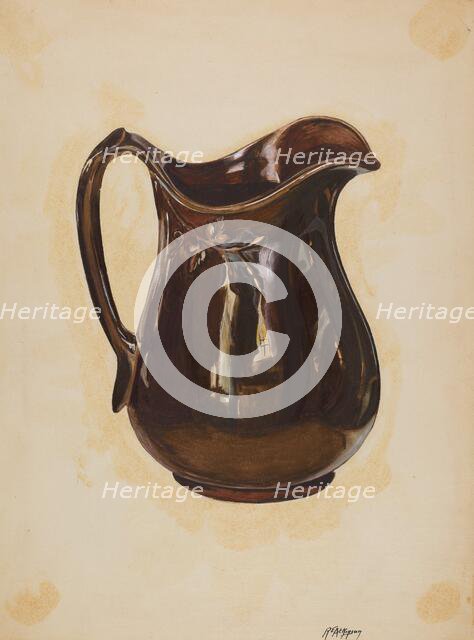 Pitcher, c. 1936. Creator: Ralph Atkinson.