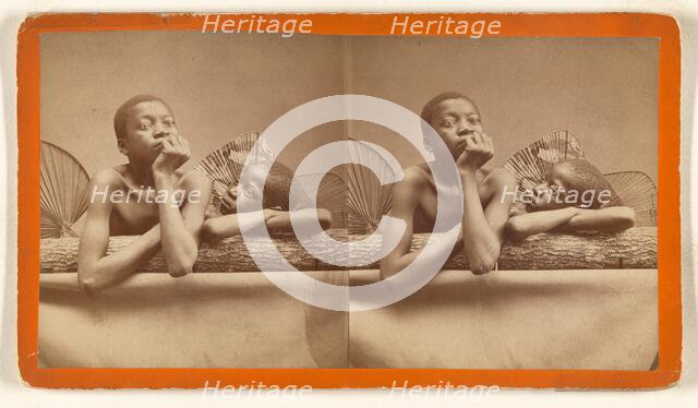 Studio Portrait of Two Boys, 1880s. Creator: O. Pierre Havens.