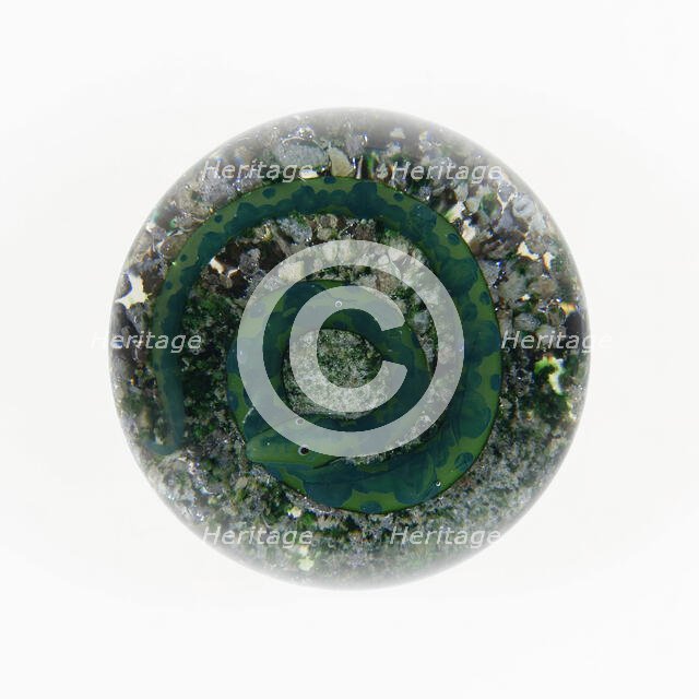 Paperweight, Lunéville, c. 1848-55. Creator: Baccarat Glasshouse.