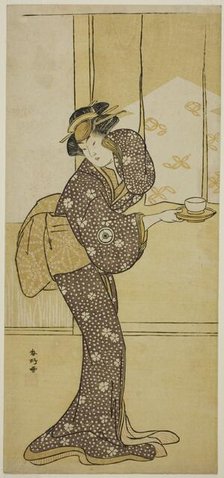 The Actor Iwai Hanshiro IV in an Unidentified Role, c. 1784. Creator: Katsukawa Shunko.