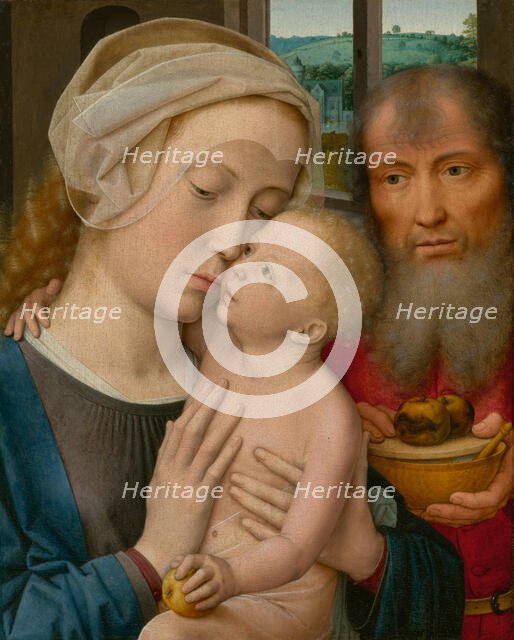 The Holy Family, about 1520. Creator: Gerard David.