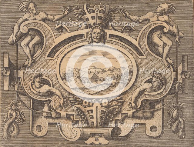 Targhe ed altri ornati di varie e capricciose invenzioni (Cartouches and other ornaments o..., 1773. Creator: Unknown.
