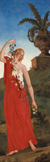 Les quatre saisons - Le printemps, c.1860. Creator: Paul Cezanne.