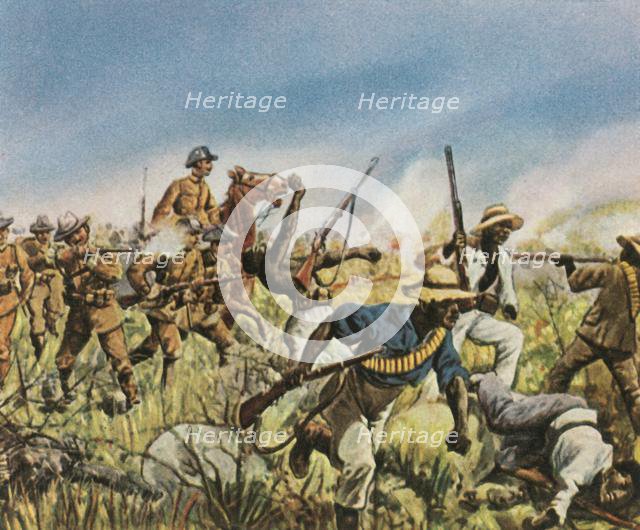 Captain Franke fighting the Hereros, 1904, (1936). Creator: Unknown.