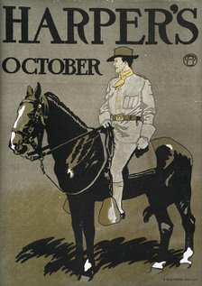 Harper's October, c1890 - 1907. Creator: Edward Penfield.