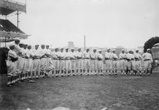 New York NL Giants team at Polo Grounds (baseball), 1913. Creator: Bain News Service.