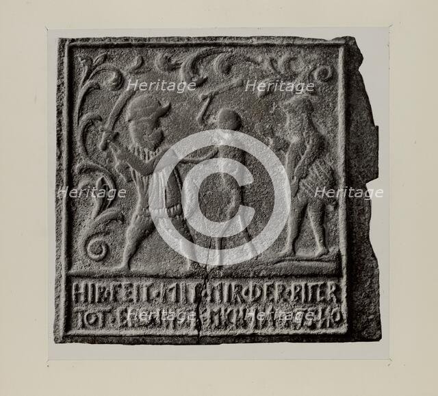 Stove Plate, 1935/1942. Creator: Charles Von Urban.