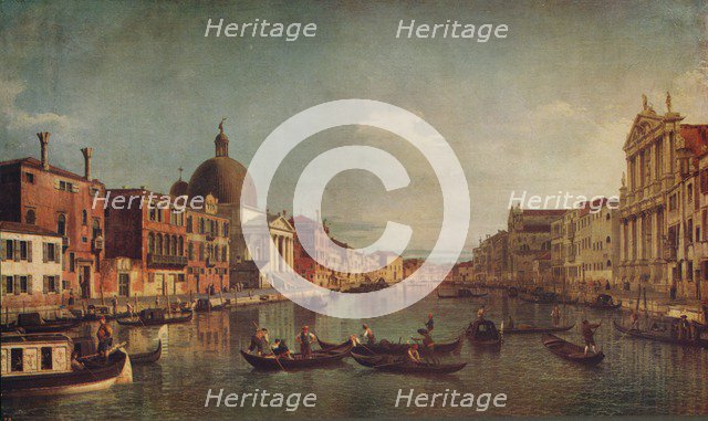 'A View on the Grand Canal Venice', c1740, (c1915). Artist: Canaletto.