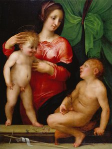 Madonna and Child with the Infant St John, 1515. Creator: Rosso Fiorentino.