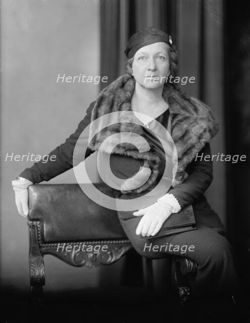 Lindsay, Harry B., Mrs. Portrait, 1933. Creator: Harris & Ewing.